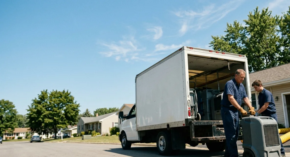 Water Damage Cleanup in Rochelle, IL near me